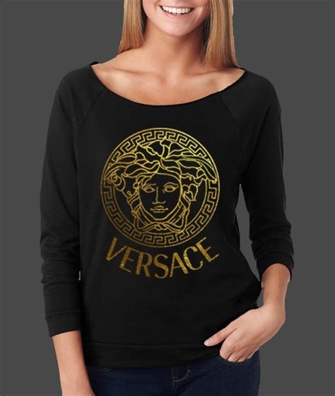 versace tshirt blau|versace long sleeve t shirts.